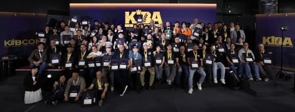 Winners of the Korea Int’l Beer Award KIBA together on stage at one of the previous KIBEX exhibitions